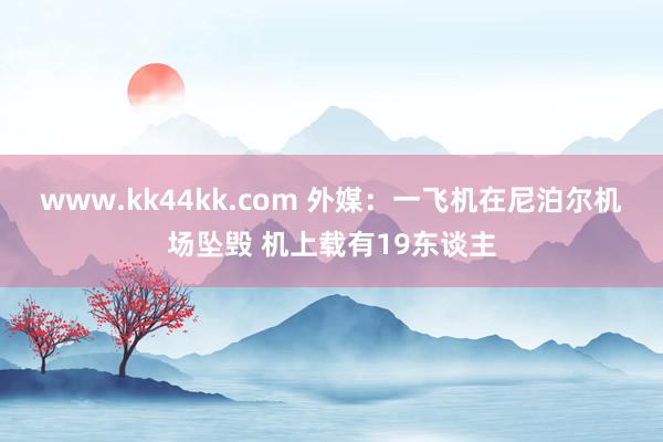 www.kk44kk.com 外媒：一飞机在尼泊尔机场坠毁 机上载有19东谈主