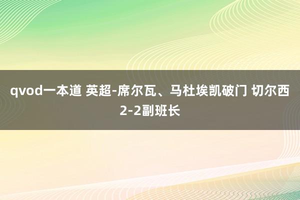 qvod一本道 英超-席尔瓦、马杜埃凯破门 切尔西2-2副班长