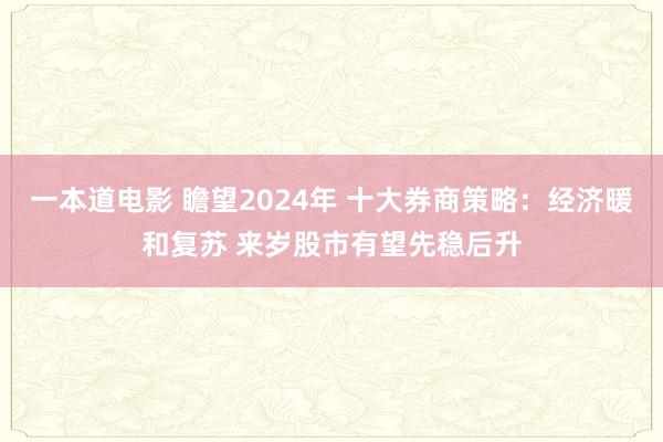 一本道电影 瞻望2024年 十大券商策略：经济暖和复苏 来岁股市有望先稳后升