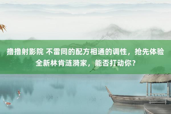 撸撸射影院 不雷同的配方相通的调性，抢先体验全新林肯涟漪家，能否打动你？