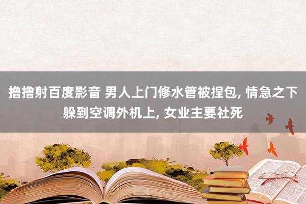 撸撸射百度影音 男人上门修水管被捏包， 情急之下躲到空调外机上， 女业主要社死